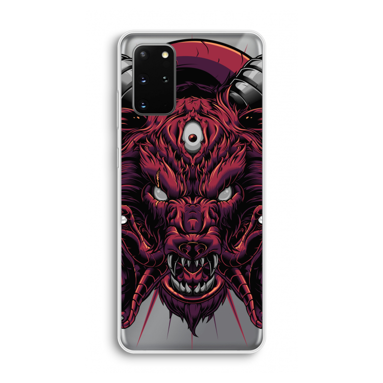 Hell Hound and Serpents: Samsung Galaxy S20 Plus Transparant Hoesje
