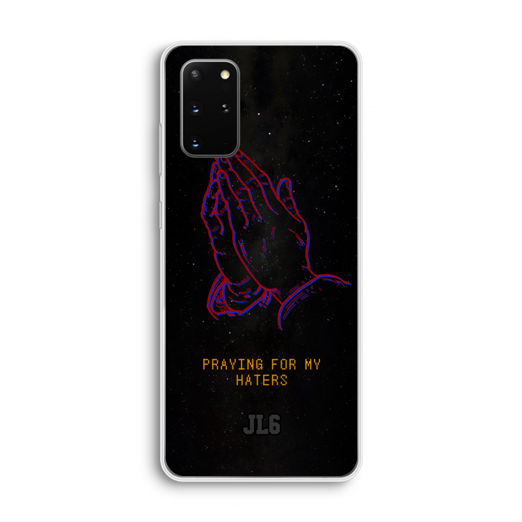 Praying For My Haters: Samsung Galaxy S20 Plus Transparant Hoesje