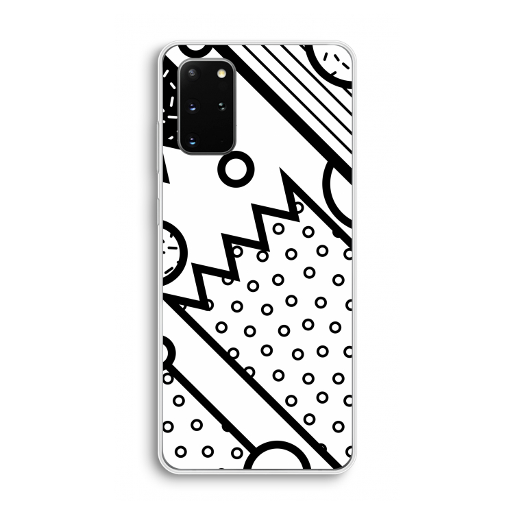 Pop Art #4: Samsung Galaxy S20 Plus Transparant Hoesje