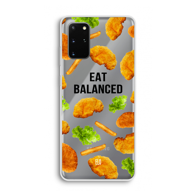 Eat Balanced: Samsung Galaxy S20 Plus Transparant Hoesje