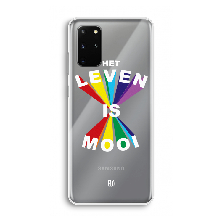 Het Leven Is Mooi: Samsung Galaxy S20 Plus Transparant Hoesje