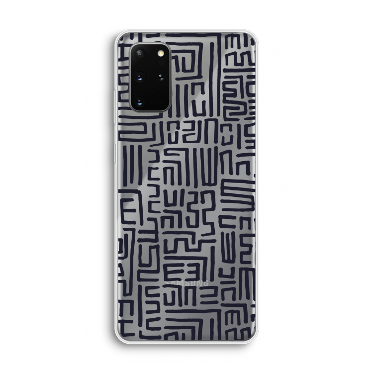 Moroccan Print: Samsung Galaxy S20 Plus Transparant Hoesje