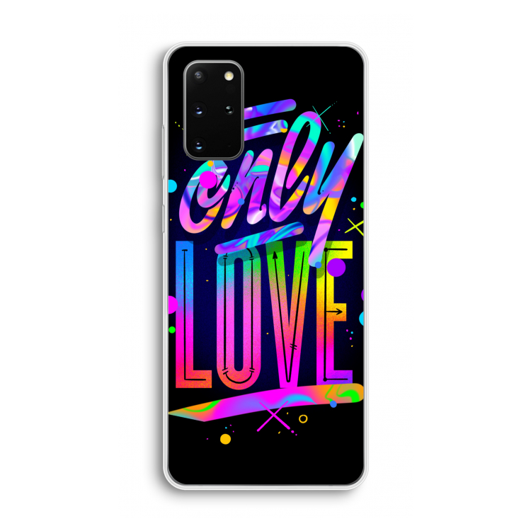Only Love: Samsung Galaxy S20 Plus Transparant Hoesje