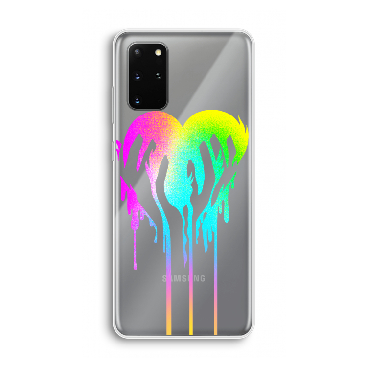 Hold My Heart: Samsung Galaxy S20 Plus Transparant Hoesje