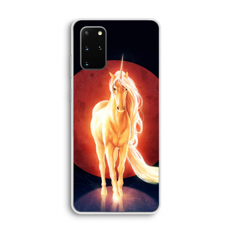 Last Unicorn: Samsung Galaxy S20 Plus Transparant Hoesje