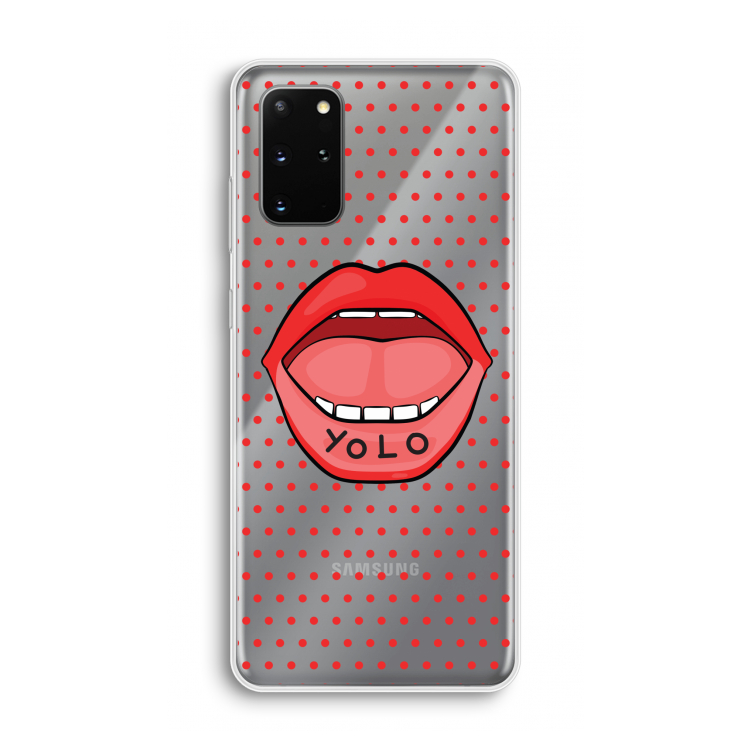 Yolo Denise: Samsung Galaxy S20 Plus Transparant Hoesje