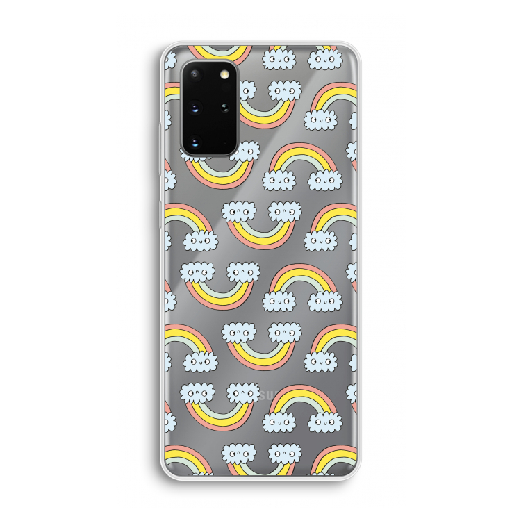 Regenboog: Samsung Galaxy S20 Plus Transparant Hoesje