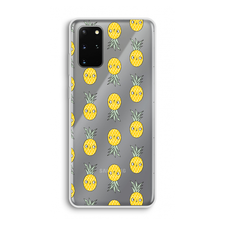 Ananas: Samsung Galaxy S20 Plus Transparant Hoesje