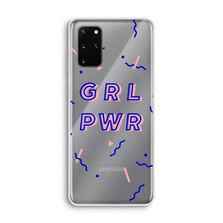 GRL PWR: Samsung Galaxy S20 Plus Transparant Hoesje