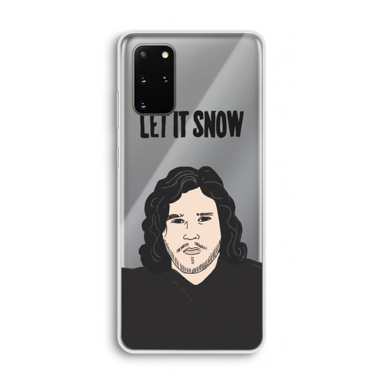 Let It Snow: Samsung Galaxy S20 Plus Transparant Hoesje