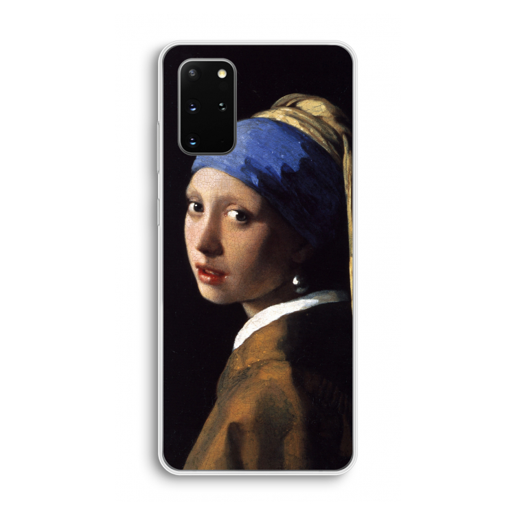 The Pearl Earring: Samsung Galaxy S20 Plus Transparant Hoesje