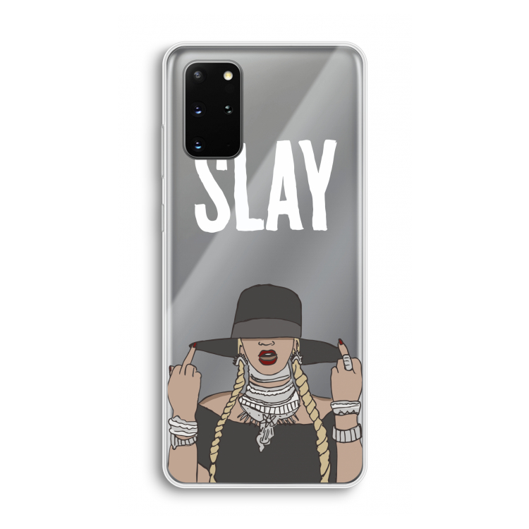 Slay All Day: Samsung Galaxy S20 Plus Transparant Hoesje