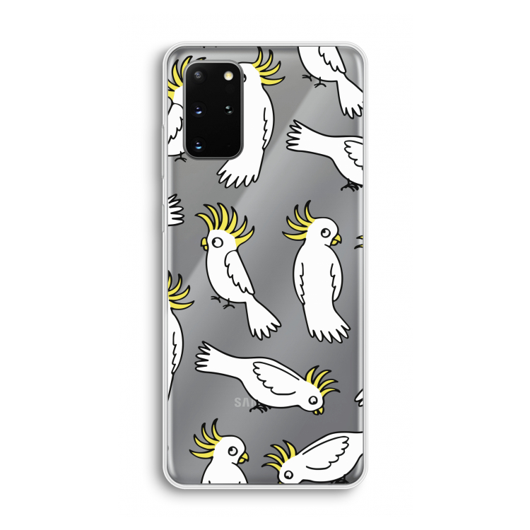 Papegaai: Samsung Galaxy S20 Plus Transparant Hoesje