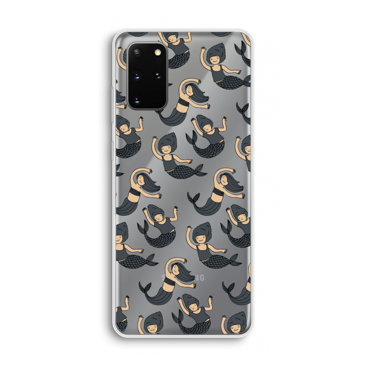 Zeemeermin: Samsung Galaxy S20 Plus Transparant Hoesje