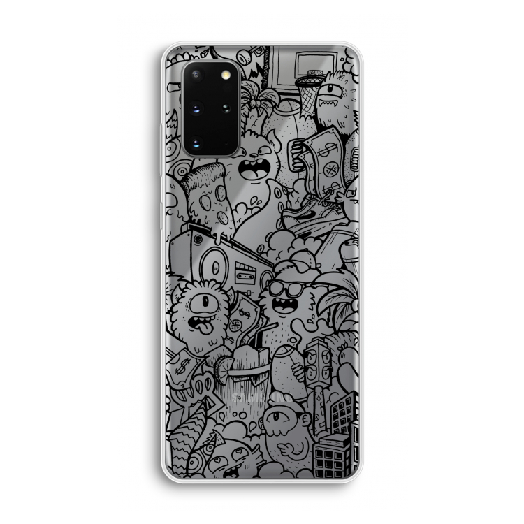 Vexx Black City : Samsung Galaxy S20 Plus Transparant Hoesje
