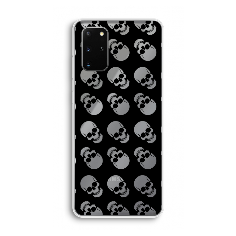 Musketon Skulls: Samsung Galaxy S20 Plus Transparant Hoesje