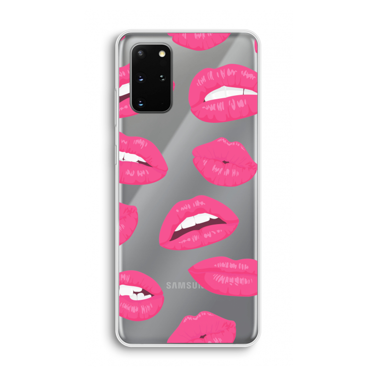 Bite my lip: Samsung Galaxy S20 Plus Transparant Hoesje