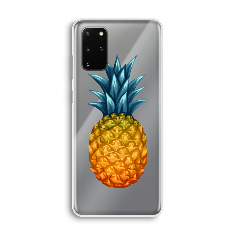 Grote ananas: Samsung Galaxy S20 Plus Transparant Hoesje