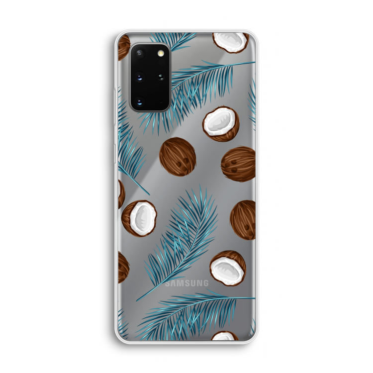 Kokosnoot roze: Samsung Galaxy S20 Plus Transparant Hoesje