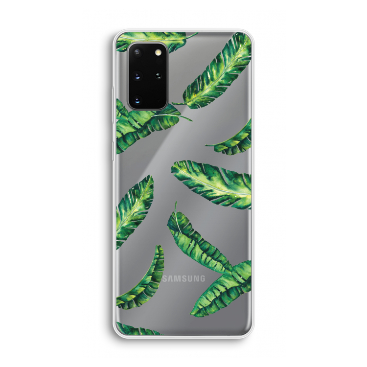 Lange bladeren: Samsung Galaxy S20 Plus Transparant Hoesje
