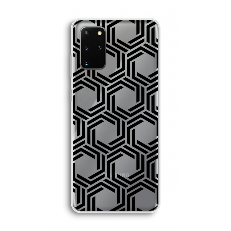 Geometrisch patroon: Samsung Galaxy S20 Plus Transparant Hoesje