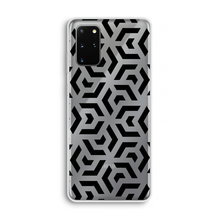 Crazy pattern: Samsung Galaxy S20 Plus Transparant Hoesje