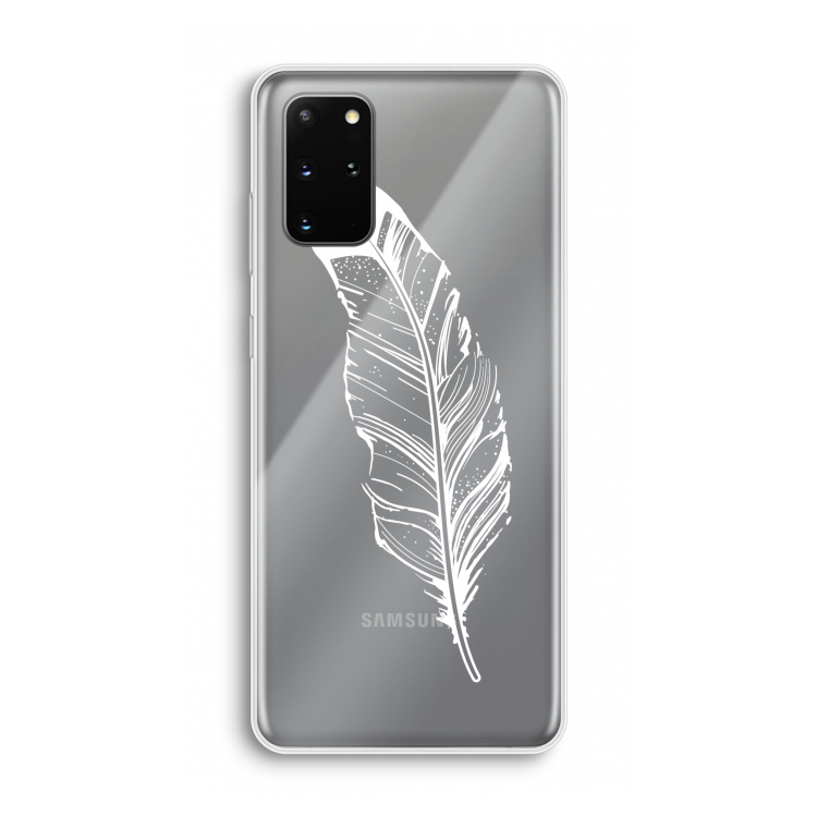 Pluim: Samsung Galaxy S20 Plus Transparant Hoesje