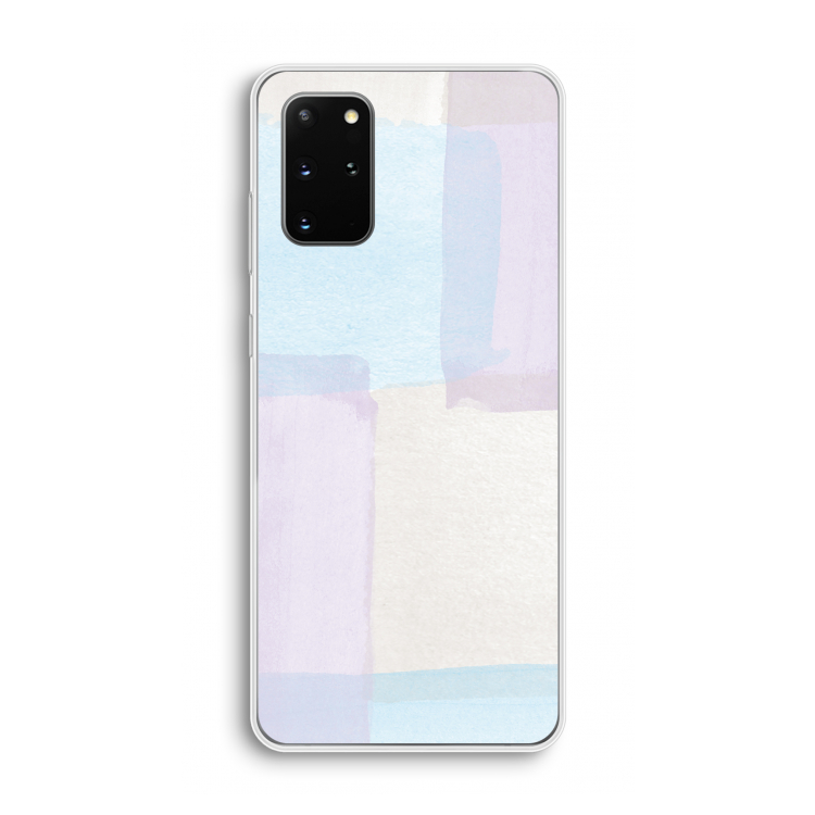 Square pastel: Samsung Galaxy S20 Plus Transparant Hoesje