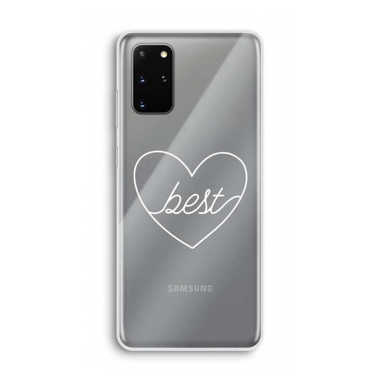 Best heart pastel: Samsung Galaxy S20 Plus Transparant Hoesje