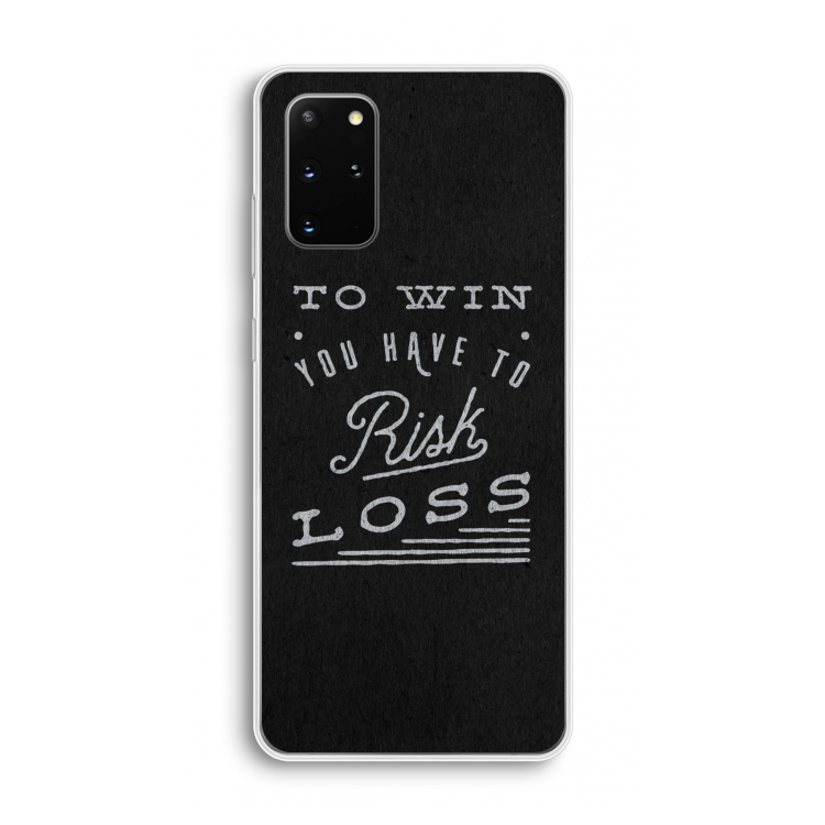Risk loss: Samsung Galaxy S20 Plus Transparant Hoesje