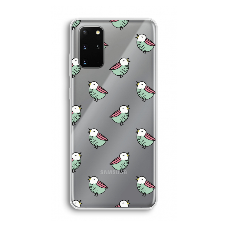 Vogeltjes: Samsung Galaxy S20 Plus Transparant Hoesje