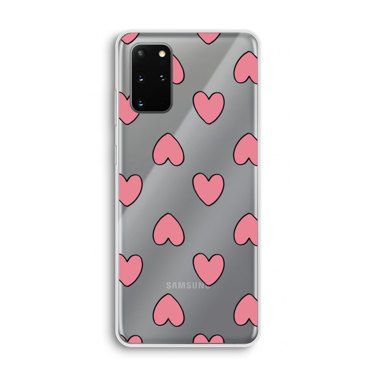 Ondersteboven verliefd: Samsung Galaxy S20 Plus Transparant Hoesje