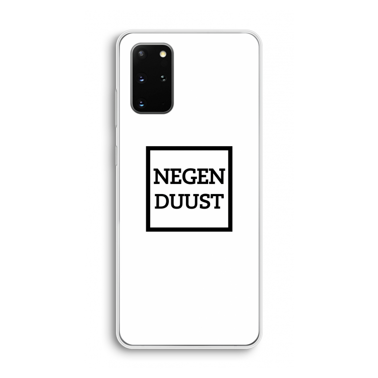 Negenduust vierkant: Samsung Galaxy S20 Plus Transparant Hoesje