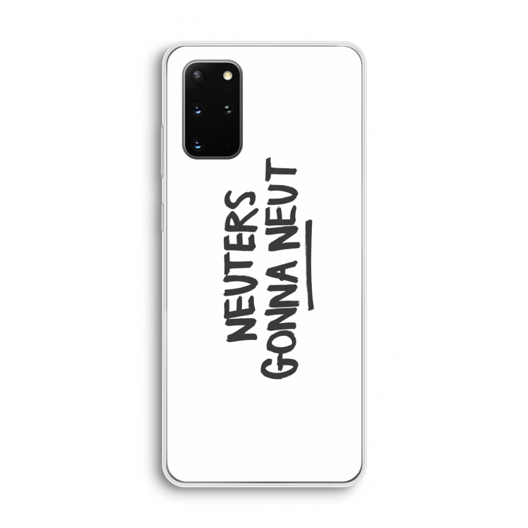 Neuters: Samsung Galaxy S20 Plus Transparant Hoesje