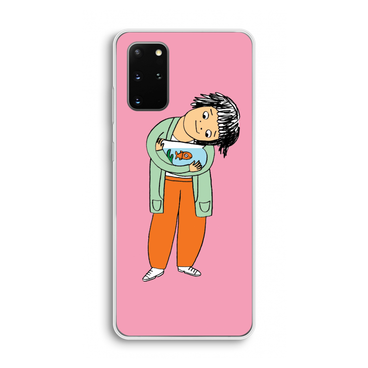 Visknuffel: Samsung Galaxy S20 Plus Transparant Hoesje