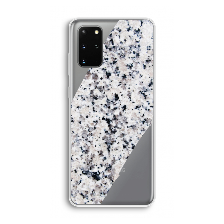 Gespikkelde marmer: Samsung Galaxy S20 Plus Transparant Hoesje