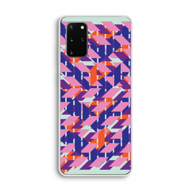 Skew Blush 3: Samsung Galaxy S20 Plus Transparant Hoesje