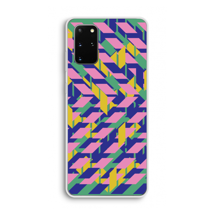 Skew Blush 1: Samsung Galaxy S20 Plus Transparant Hoesje