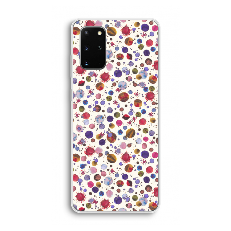 Planets Space: Samsung Galaxy S20 Plus Transparant Hoesje