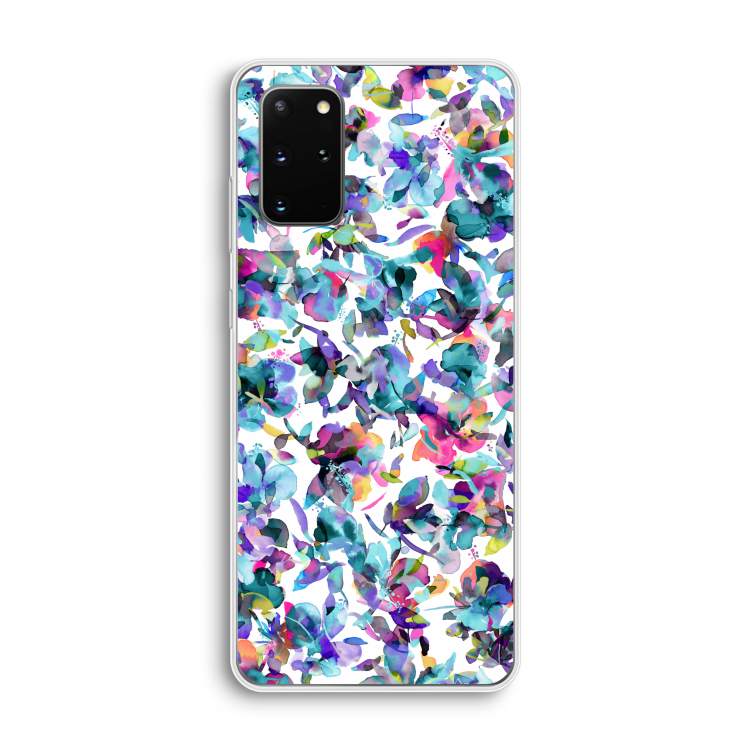 Hibiscus Flowers: Samsung Galaxy S20 Plus Transparant Hoesje