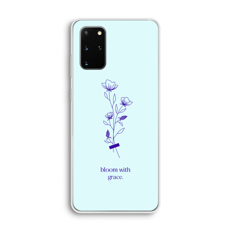 Bloom with grace: Samsung Galaxy S20 Plus Transparant Hoesje