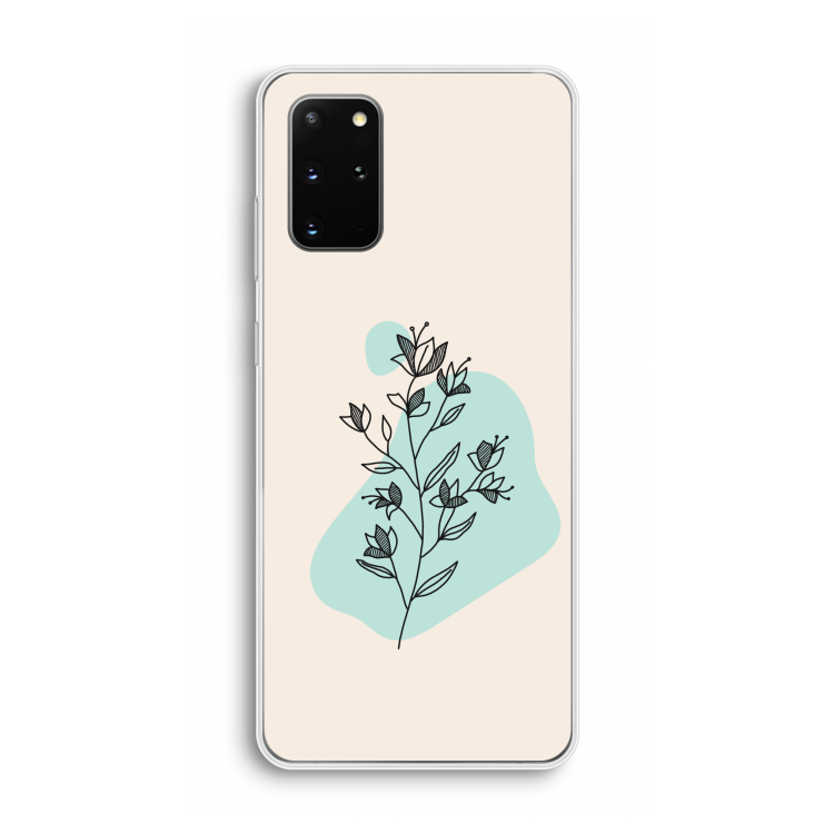 Violets are blue: Samsung Galaxy S20 Plus Transparant Hoesje