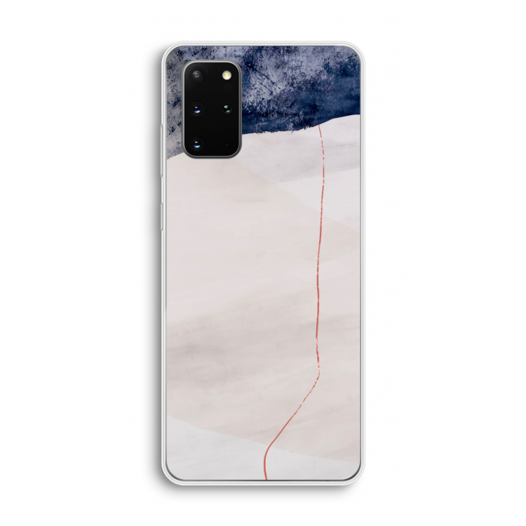 Stone White: Samsung Galaxy S20 Plus Transparant Hoesje