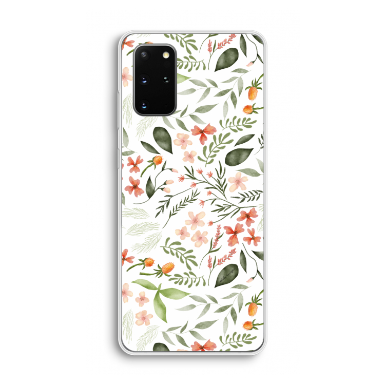 Sweet little flowers: Samsung Galaxy S20 Plus Transparant Hoesje