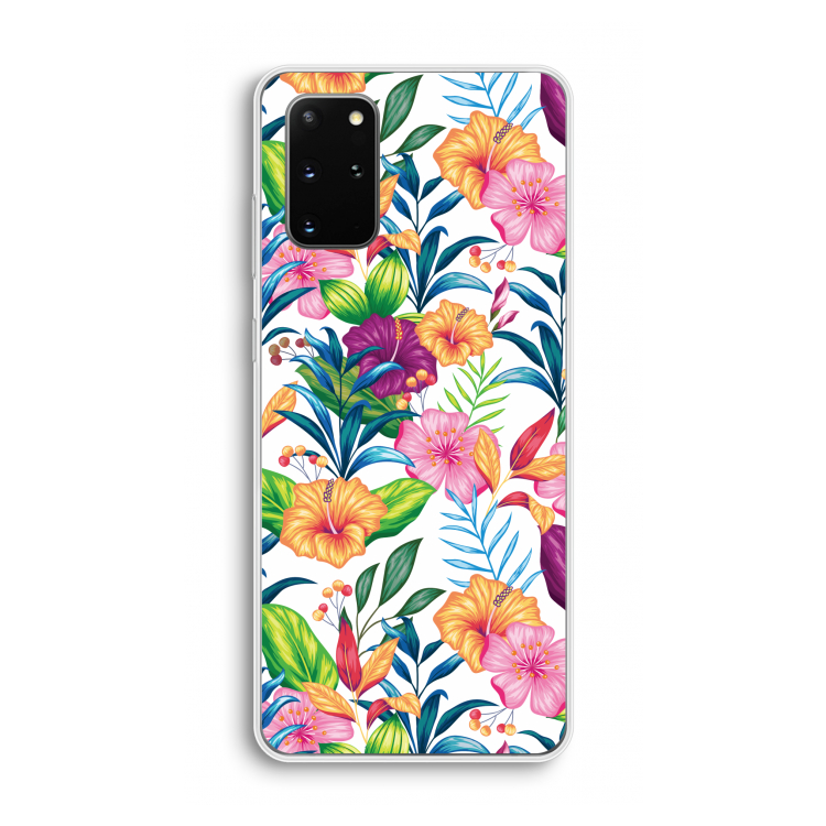 Tropisch 2: Samsung Galaxy S20 Plus Transparant Hoesje
