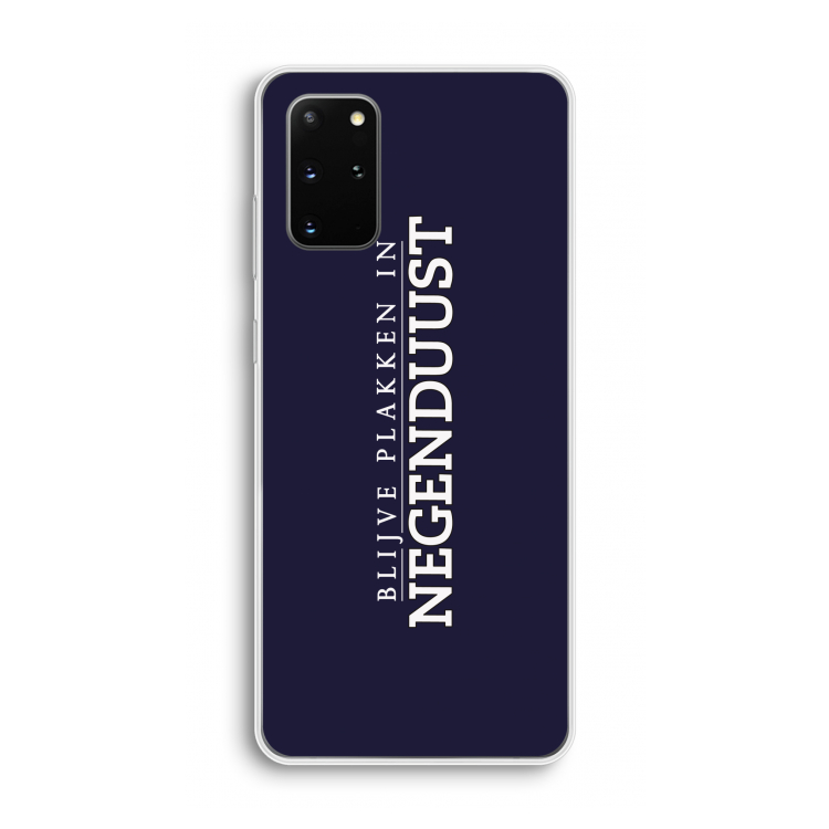 Blijve plakken in Negenduust: Samsung Galaxy S20 Plus Transparant Hoesje