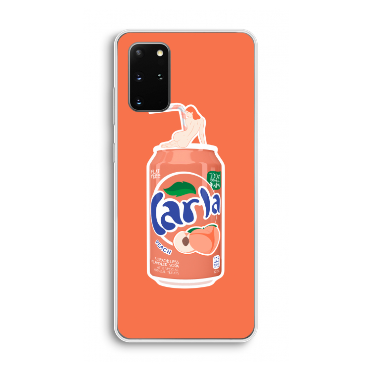 S(peach)less: Samsung Galaxy S20 Plus Transparant Hoesje