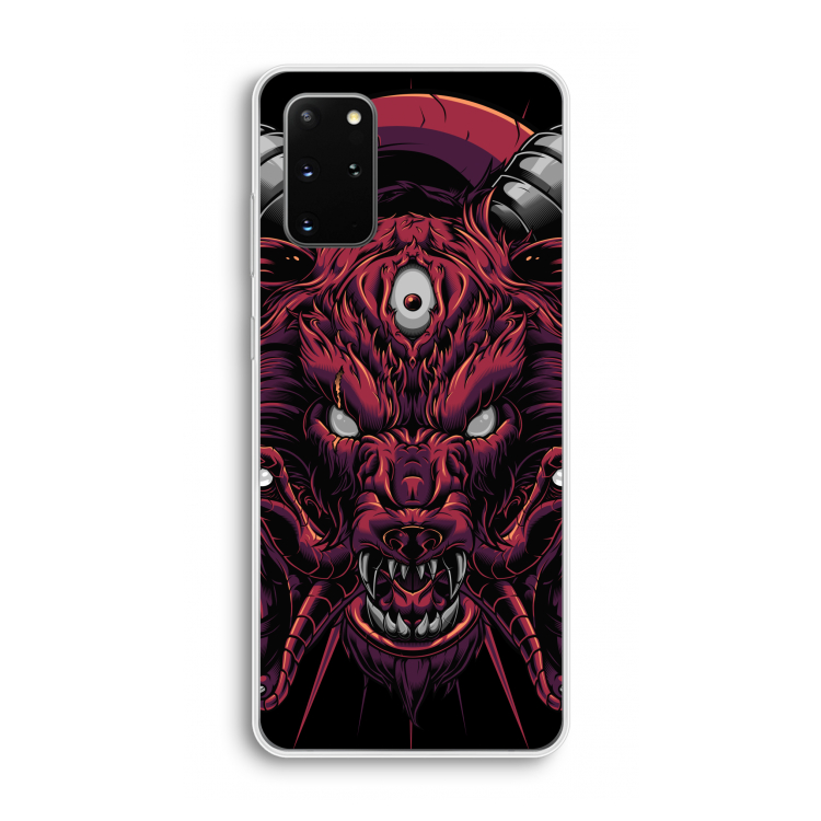 Hell Hound and Serpents: Samsung Galaxy S20 Plus Transparant Hoesje