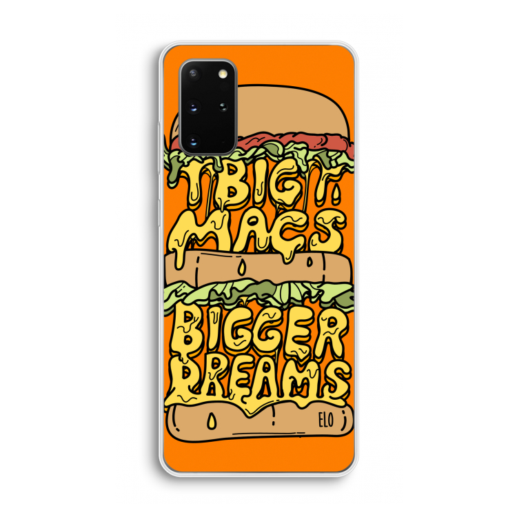 Big Macs Bigger Dreams: Samsung Galaxy S20 Plus Transparant Hoesje