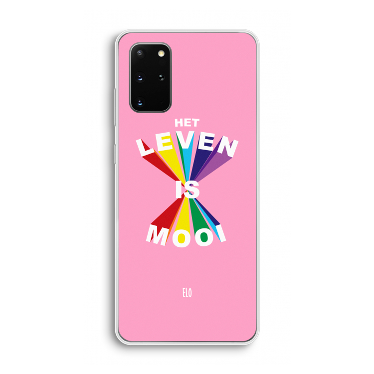 Het Leven Is Mooi: Samsung Galaxy S20 Plus Transparant Hoesje
